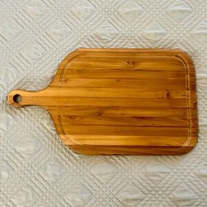 CAPERCI Acacia Wood Cutting Board with Handle, LIKE NEW